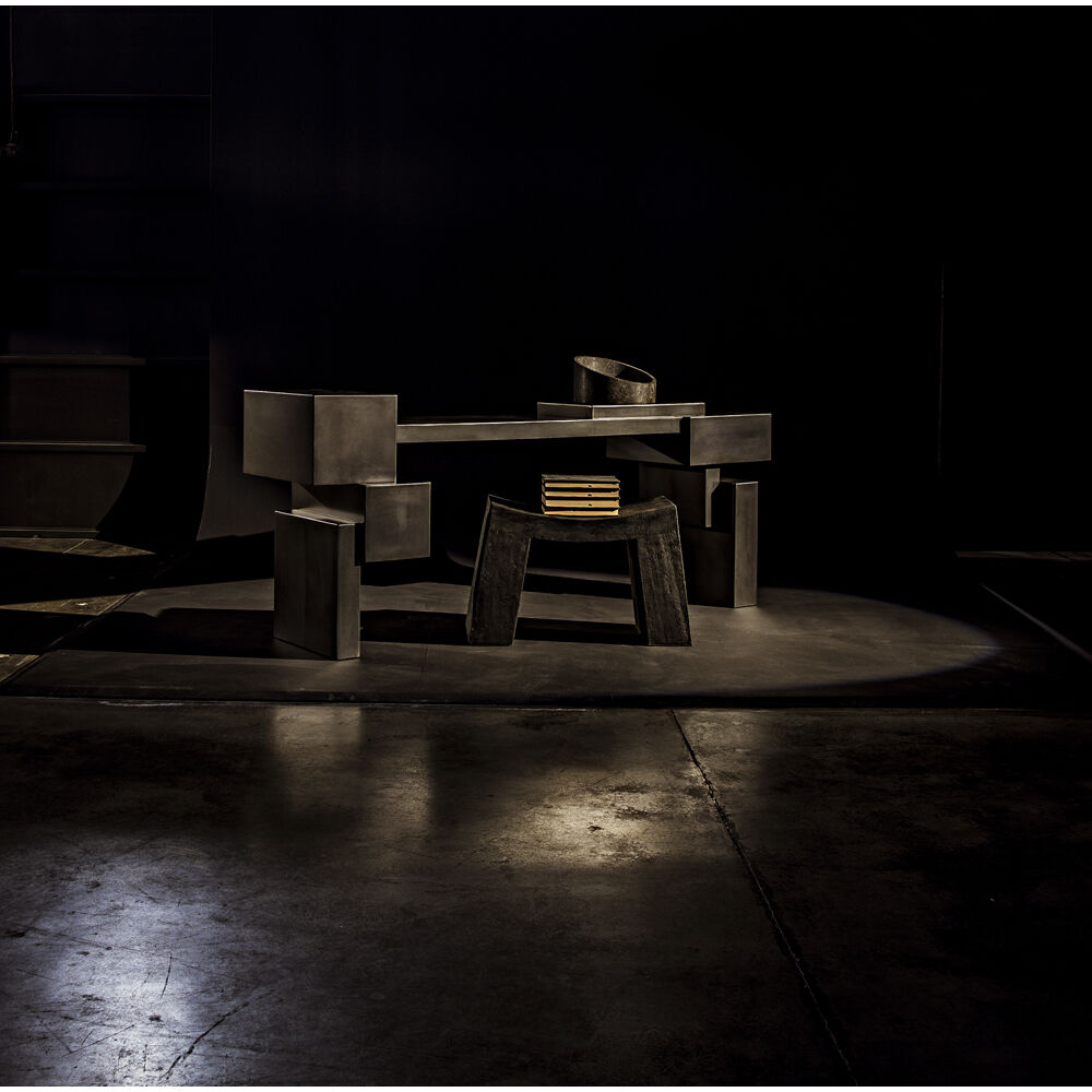 Ishiguro 22 inch Burnt Black Stool