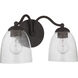 Neighborhood Hillridge 2 Light 15.25 inch Espresso Vanity Light Wall Light, Neighborhood Collection
