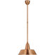 Thomas O'Brien Academy Barn Light LED 16 inch Soft Copper Bowers Pendant
