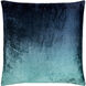 Theodosia 22 X 22 inch Emerald/Dark Blue Accent Pillow