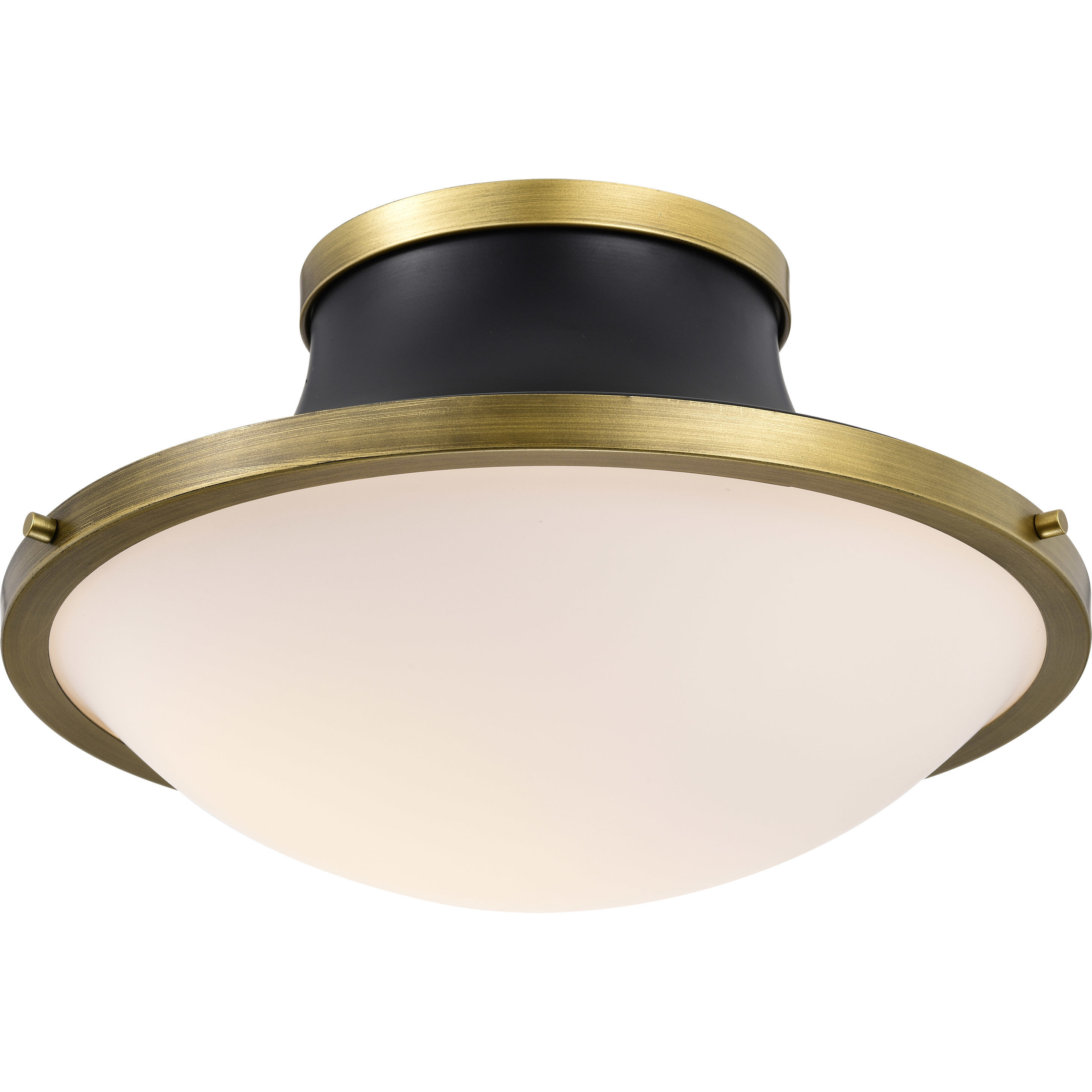 Lafayette 1 Light 18 inch Matte Black Flush Mount Ceiling Light