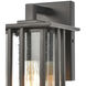 Radnor 1 Light 10 inch Matte Black Outdoor Wall Sconce