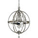 Compass 4 Light 21 inch Polished Nickel Dining Chandelier Ceiling Light