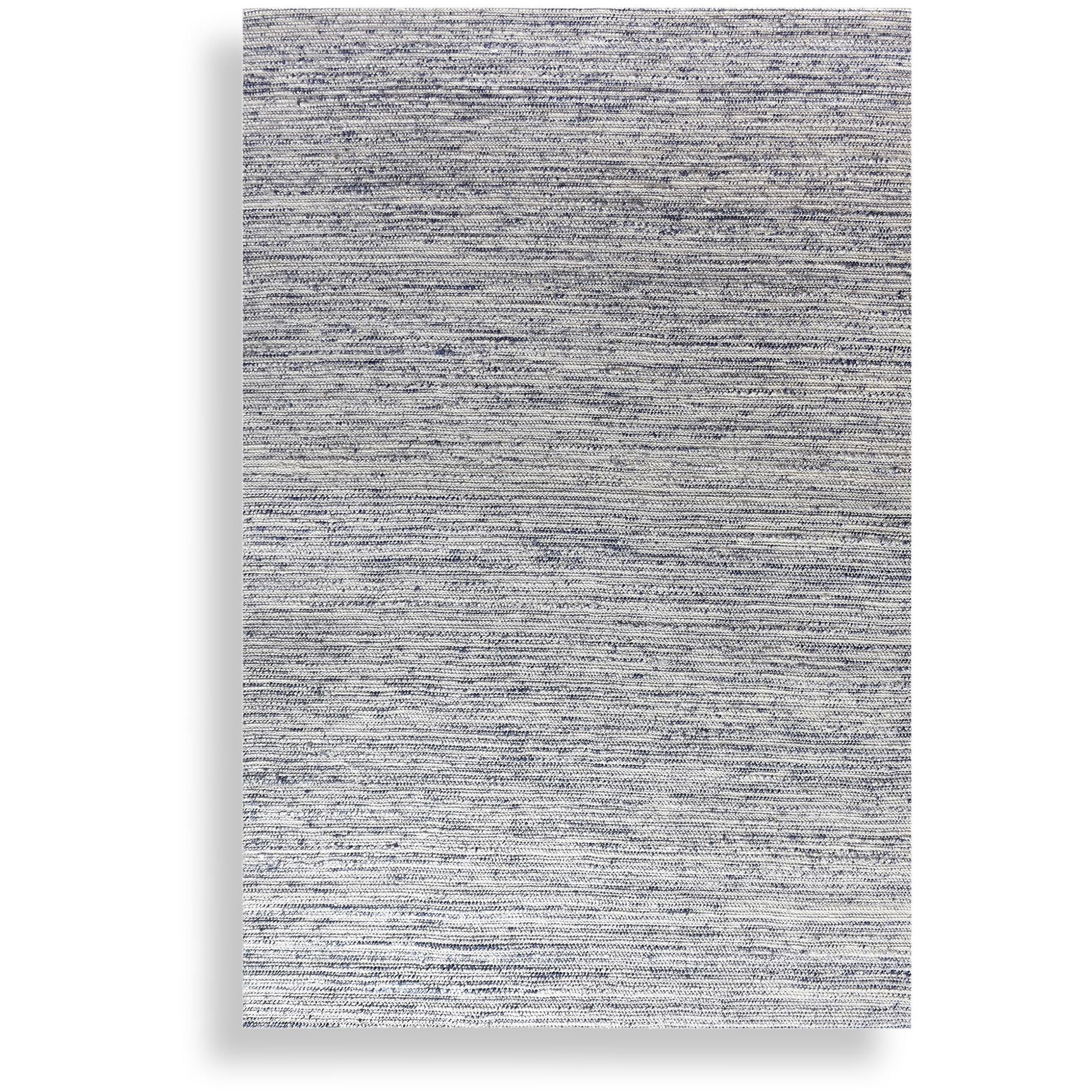 Khiara 120 X 96 inch Warm Ivory and Blue Indoor-Outdoor Rug, 8ft x 10ft