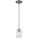 Mod Pod 1 Light 3.9 inch Brushed Nickel Pendant Ceiling Light