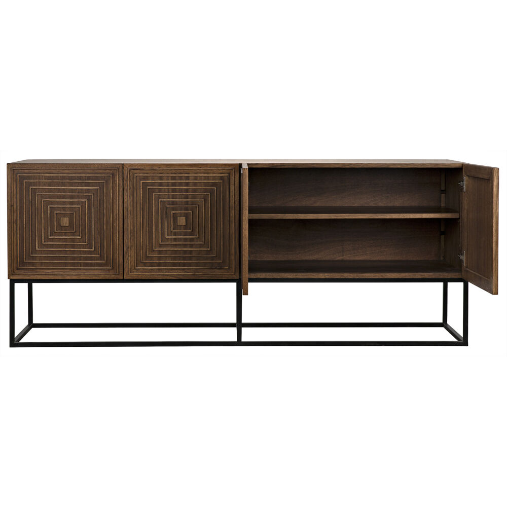 Lanon 80 X 21 inch Dark Walnut Sideboard