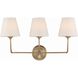 Sylvan Bath Vanity Light Wall Light in Vibrant Gold