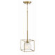 Cowen 1 Light 7 inch Brushed Gold Mini Pendant Ceiling Light
