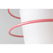 Carly 1 Light 8.25 inch Pink Pendant Ceiling Light
