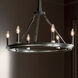 Emmala 6 Light 27 inch Black Chandelier Ceiling Light, Medium