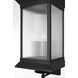 Collins 4 Light 27.5 inch Black Outdoor Wall Sconce
