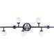 Poppy 7 Light Black Track Light Ceiling Light