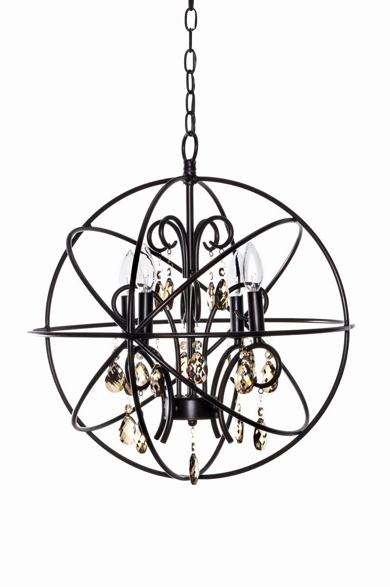 Orbit 4 Light 19.00 inch Chandelier