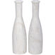 Moris 13 X 3.5 inch Decorative Candle Holder in White, Set of 2
