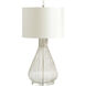 Whisked Fall 34 inch 100.00 watt Satin Nickel Table Lamp Portable Light