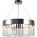 Canada LED 23.6 inch Chrome Chandelier Ceiling Light