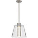 Aura LED 12 inch Brushed Nickel Pendant Ceiling Light