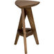 Twist 26.5 inch Teak Counter Stool