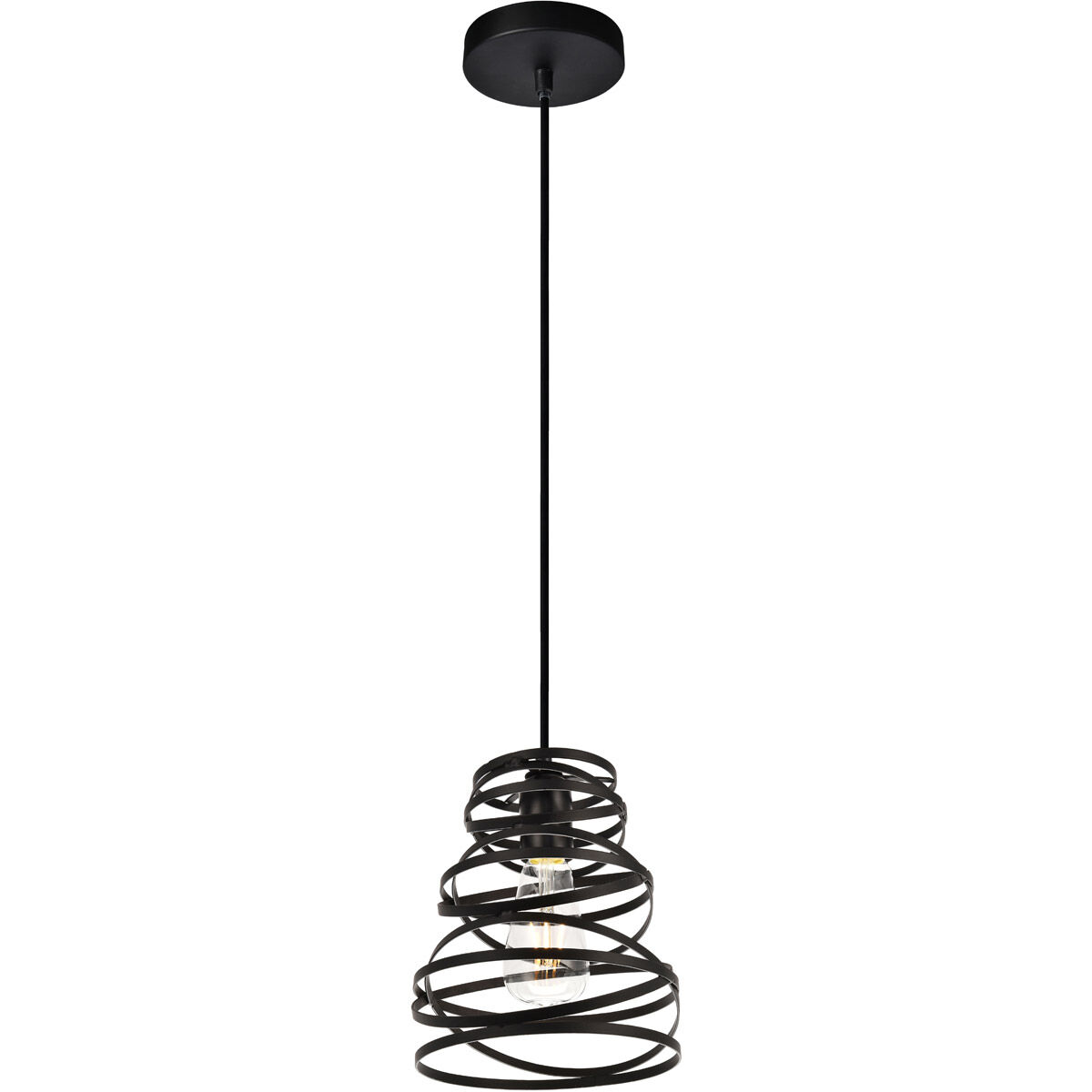 Sybil 1 Light 8 inch Matte Black Pendant Ceiling Light
