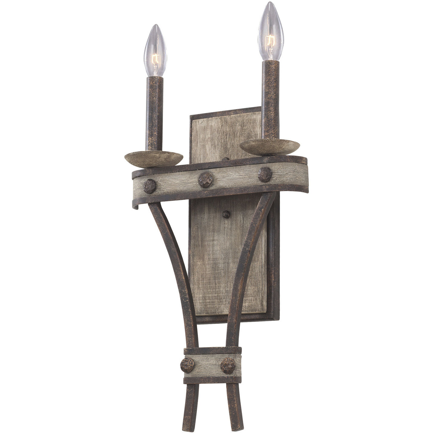 Coronado Wall Sconce Wall Light in Florence Gold