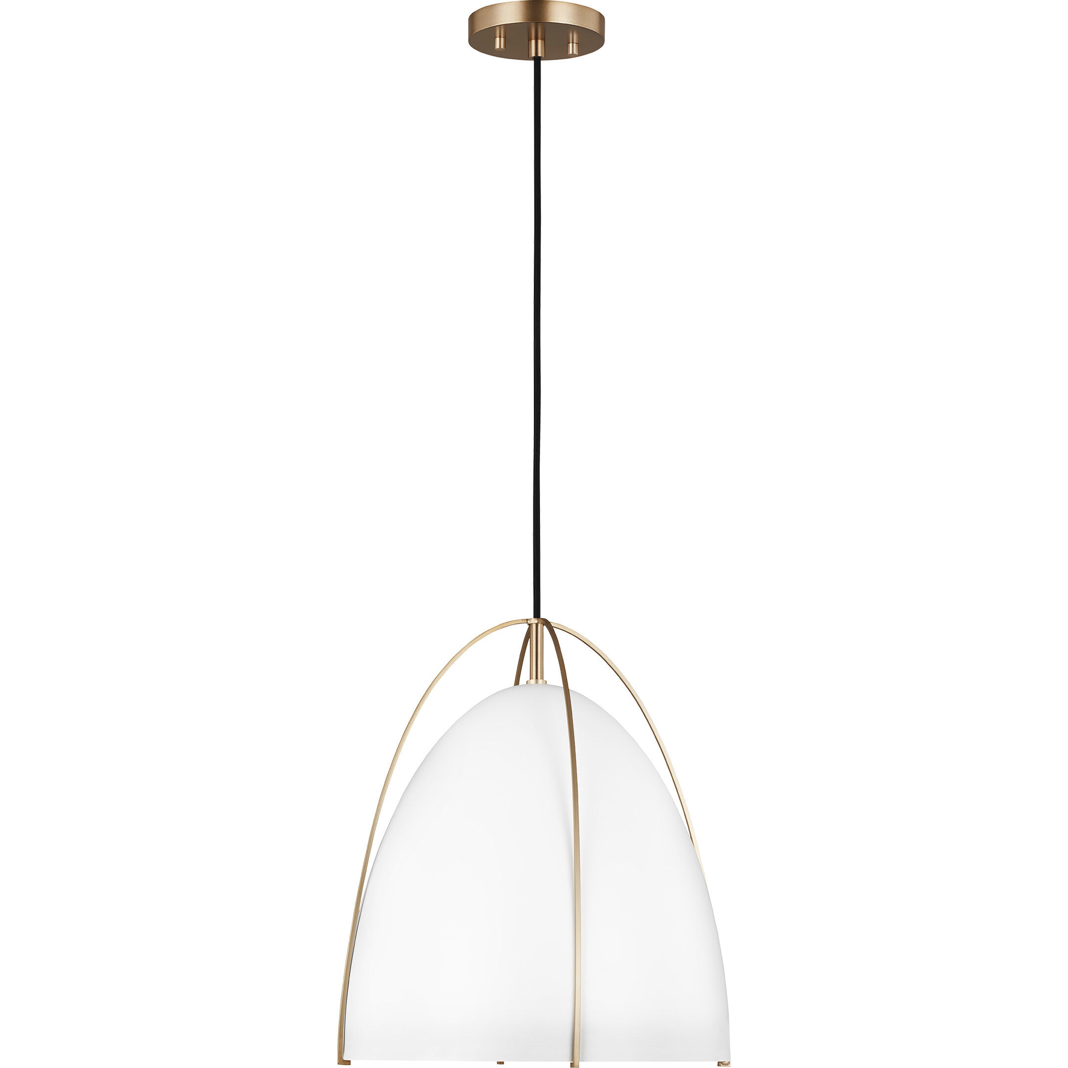 Sean Lavin Norman Pendant Ceiling Light in Satin Brass