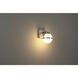 Emma 5.5 inch Brushed Steel Wall Sconce Wall Light