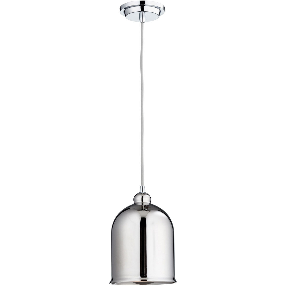 Celia 1 Light 7.25 inch Chrome Pendant Ceiling Light