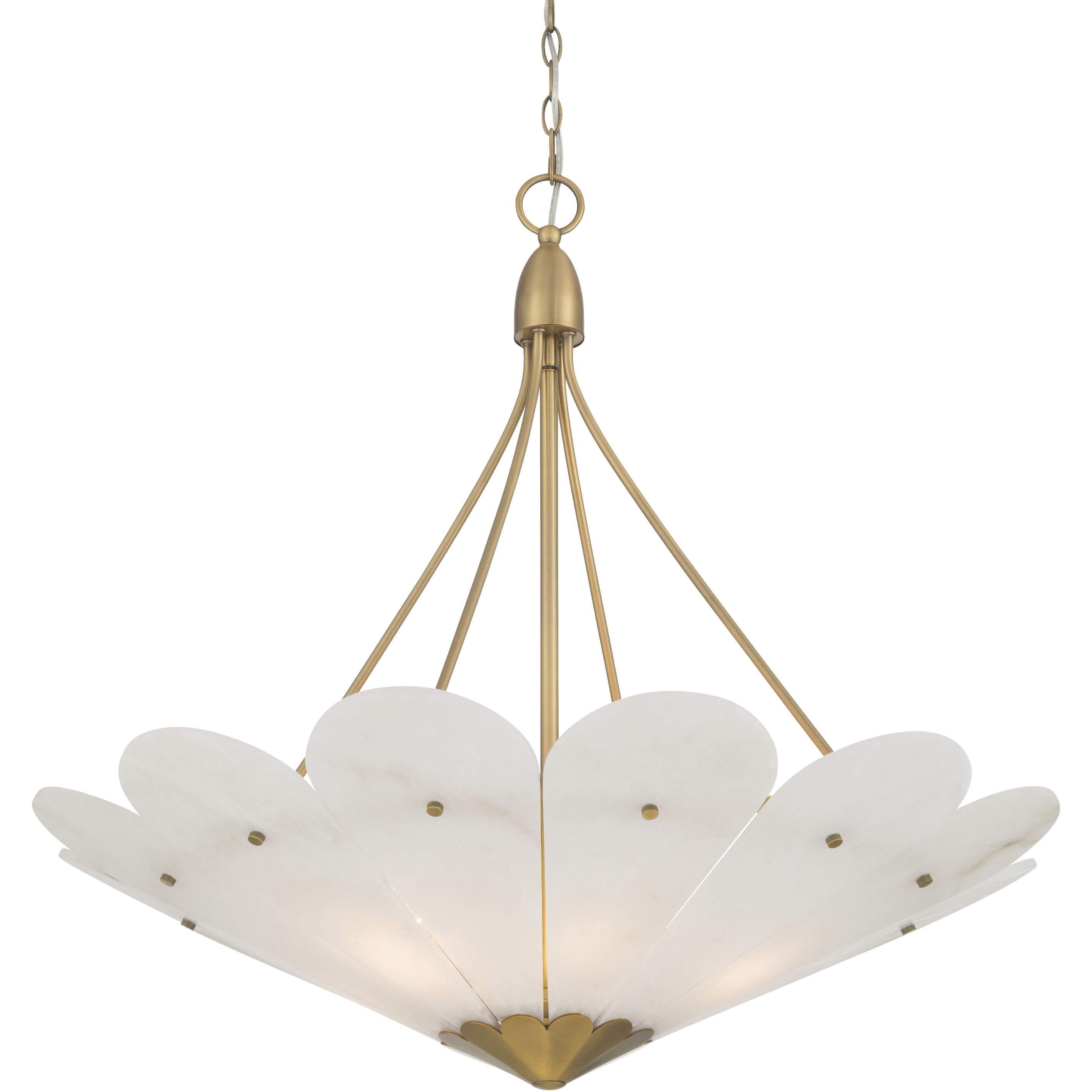Althira 6 Light 32.75 inch Legacy Brass Pendant Ceiling Light