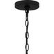 Bayside 5 Light 25 inch Matte Black Chandelier Ceiling Light