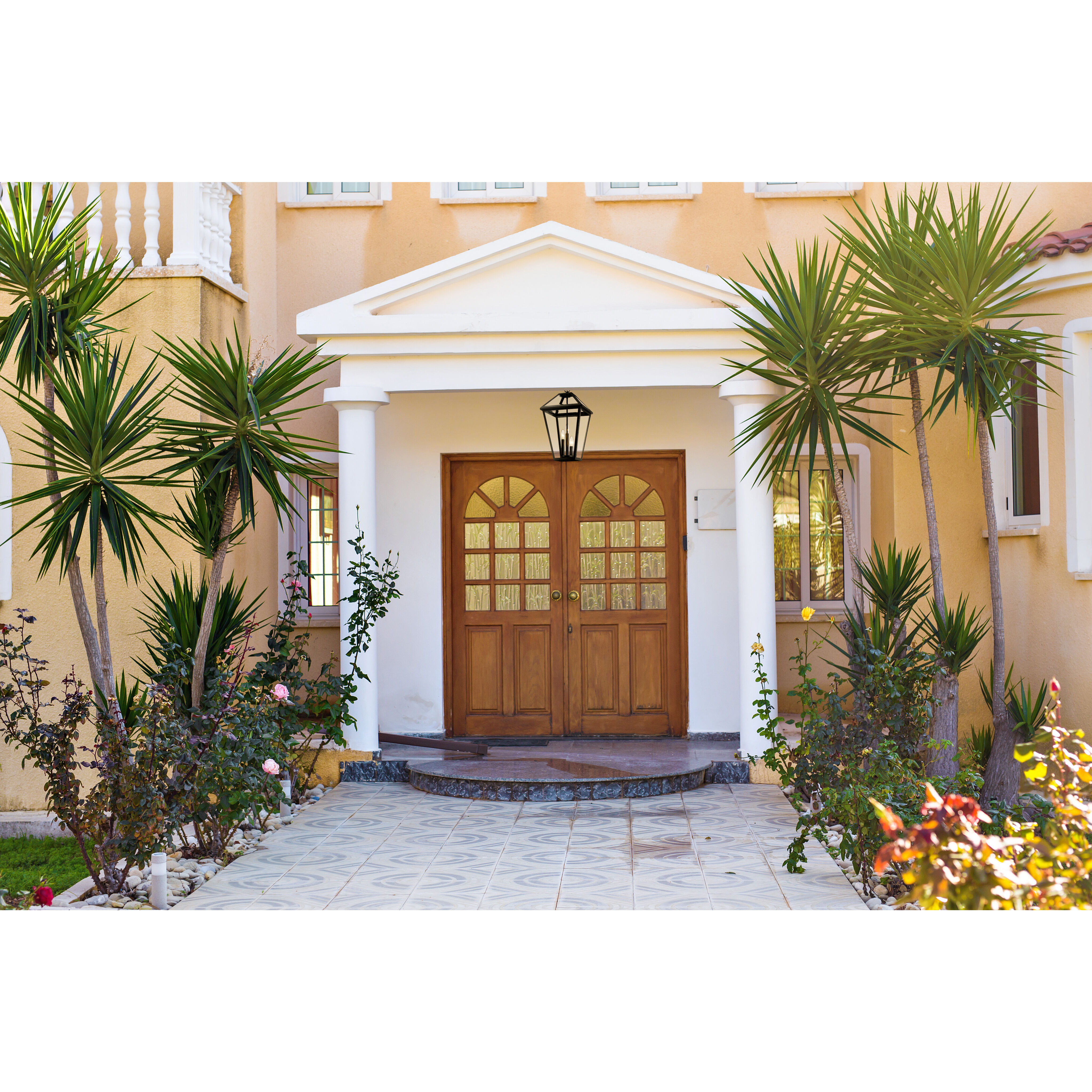 Talbot 3 Light 12.25 inch Black Outdoor Chain Mount Ceiling Fixture in Clear Beveled Glass