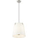 Weston 3 Light 13 inch Brushed Nickel Pendant Ceiling Light