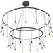 Suspenders LED 48 inch Satin Black Pendant Ceiling Light