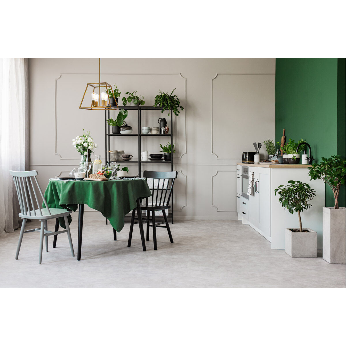 Declan 4 Light 16 inch Brass Pendant Ceiling Light