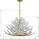 Vellinor 10 Light 42 inch Painted Legacy Brass Chandelier Ceiling Light