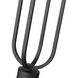 Leland LED 91.75 inch Sand Black Outdoor Post Mounted Fixture