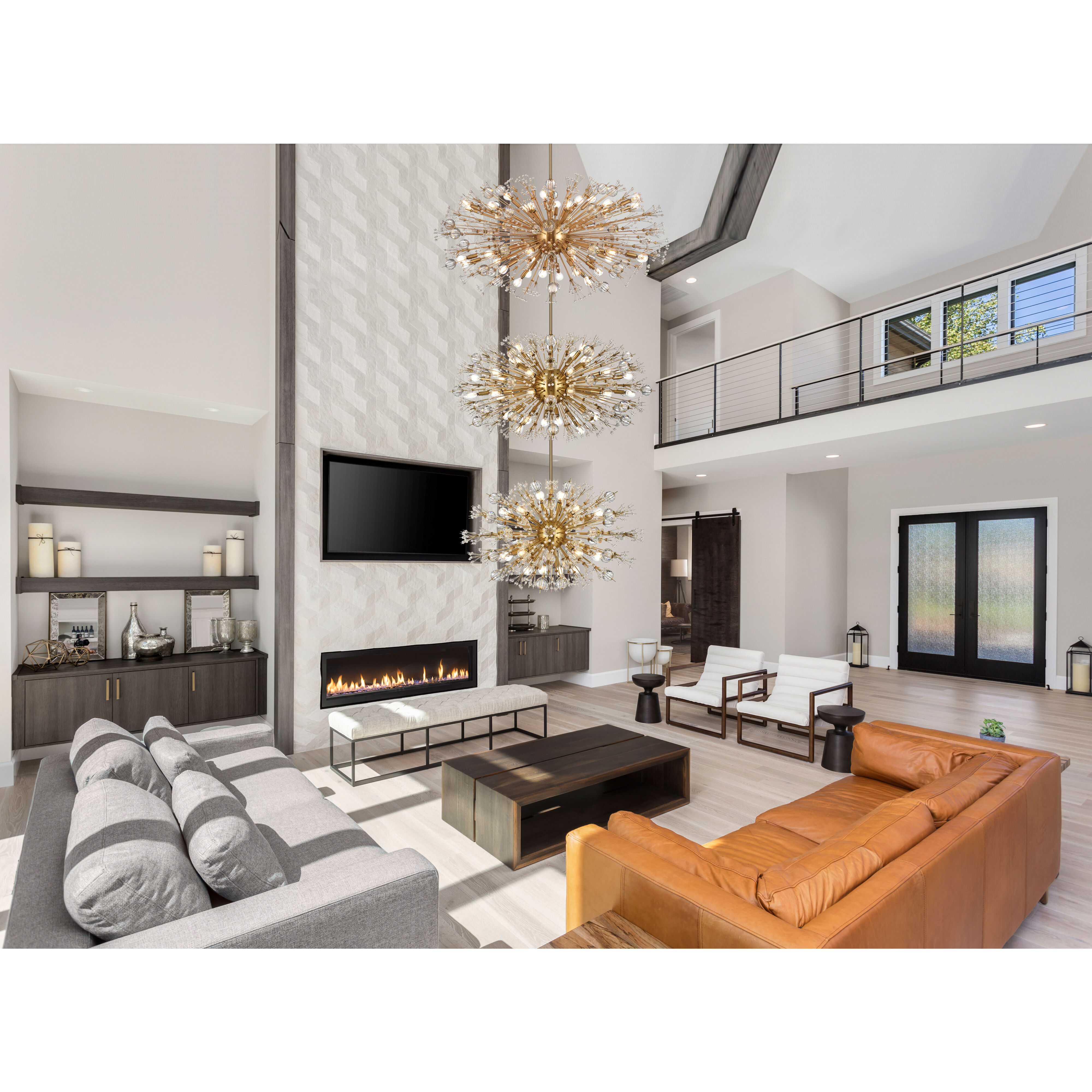 Vera 100 Light 25.5 inch Satin Gold Chandelier Ceiling Light