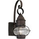 Nantucket 1 Light 18 inch Rustique Outdoor Wall Lantern