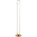 Freya 59 inch 32.00 watt Aged Brass Floor Lamp Portable Light