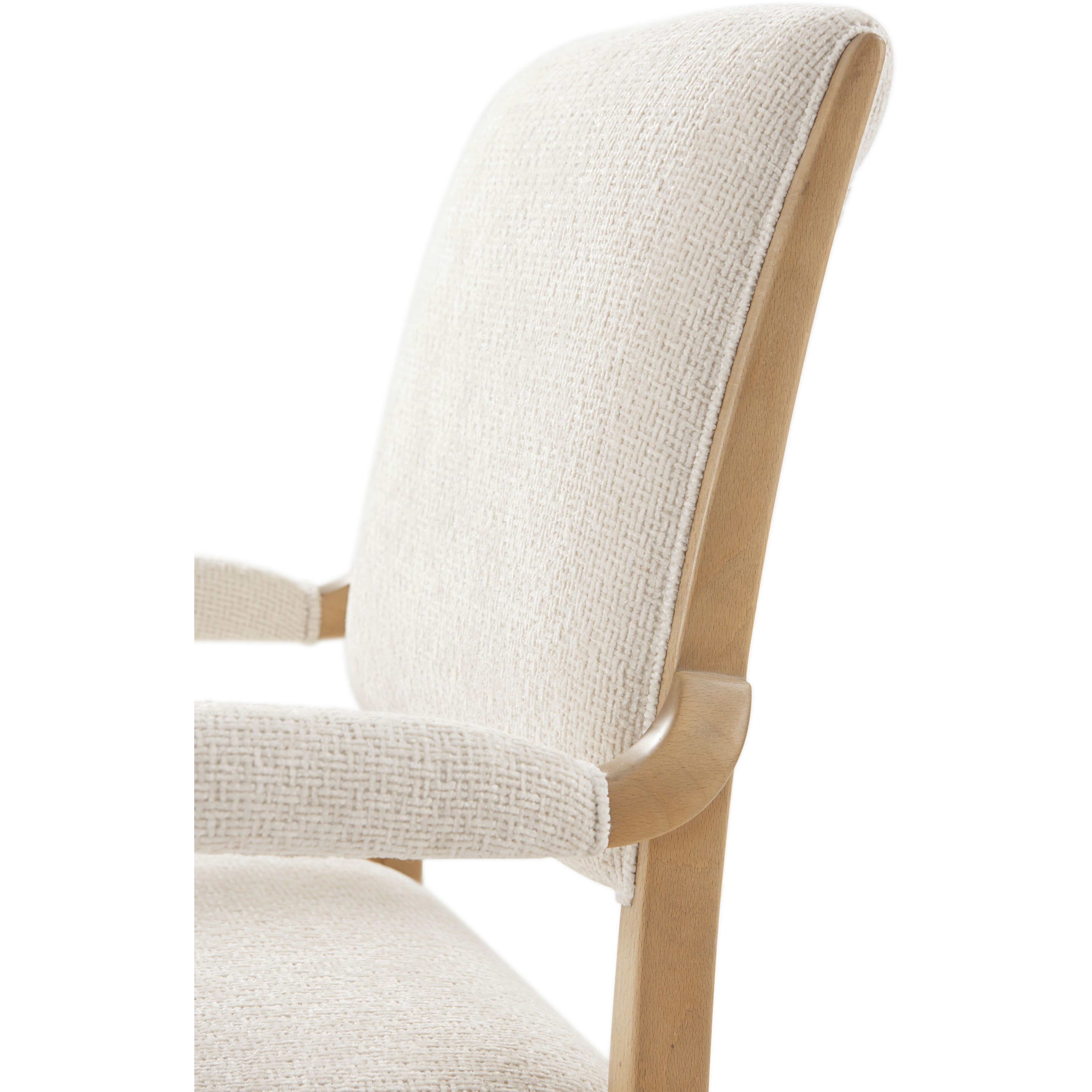 Origins Sesame Dining Chair, Wooden, Upholstered