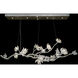 Churippu 19 Light Silver Leaf Chandelier Ceiling Light