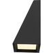 Slant LED 5 inch Sand Black Outdoor Wall Sconce