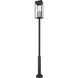 Nova 5 Light 129.75 inch Black Outdoor Post Mounted Fixture