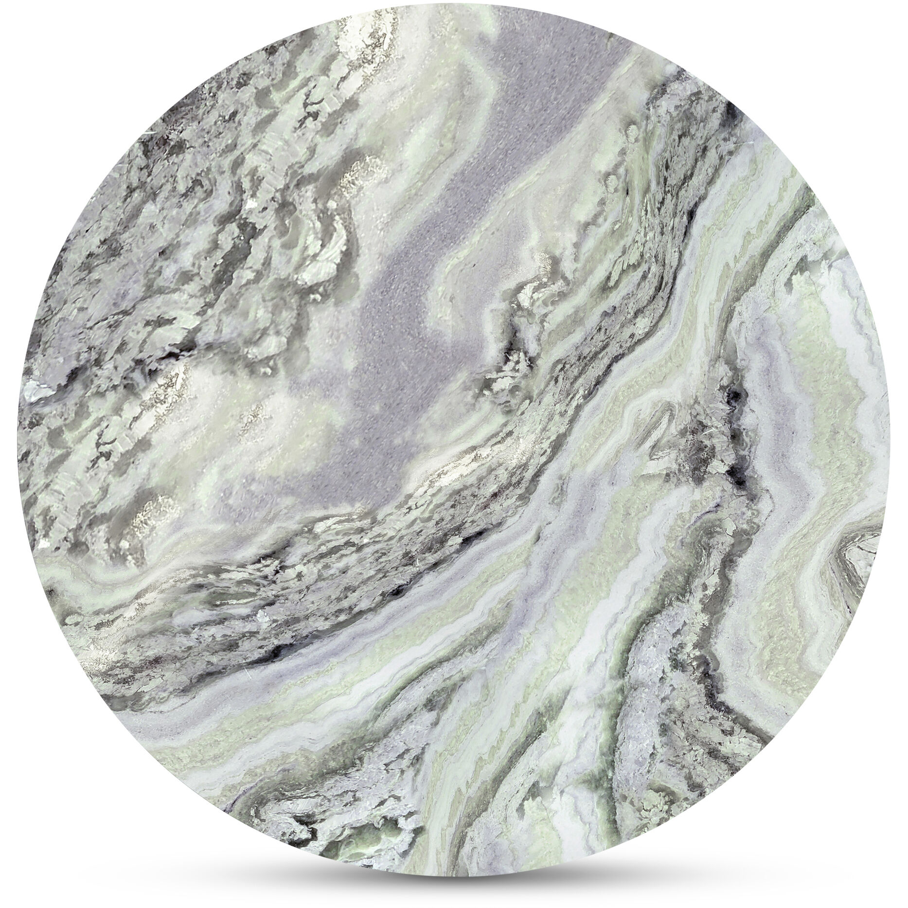 Celia 48 X 48 inch Green Dining Table, Round