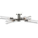 AERIN Casoria LED 28 inch Polished Nickel Radial Flush Mount Ceiling Light, XL