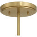 Coronelle 3 Light 16 inch Legacy Brass Convertible Semi-Flush Ceiling Light