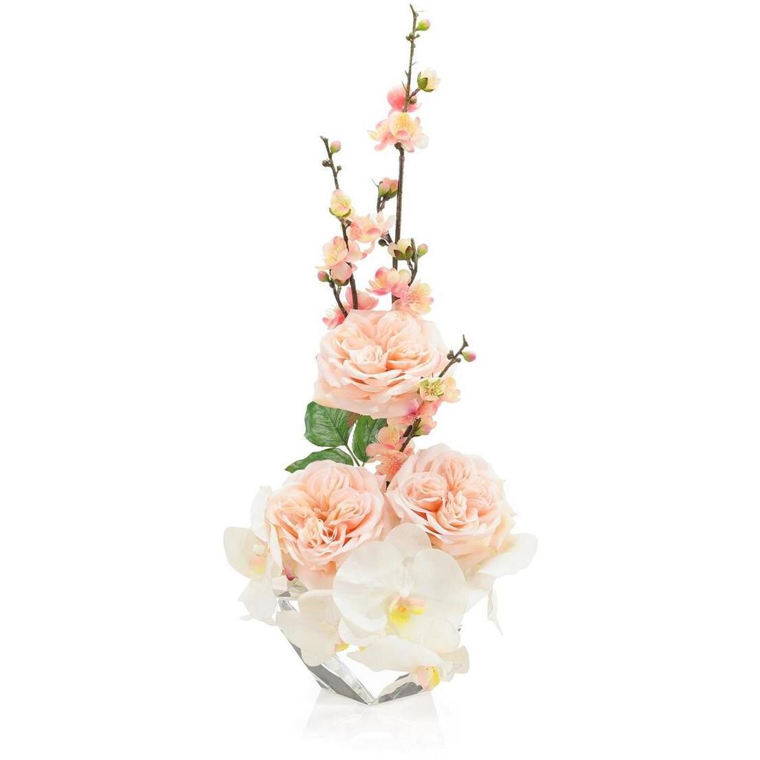 Rose Blossoms Pink Botanical, Botanical/Floral