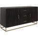 Lexington 61 X 18 inch Ebony and Gold Sideboard