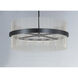 Chimes WiZ LED 33.75 inch Black and Satin Nickel Single Pendant Ceiling Light