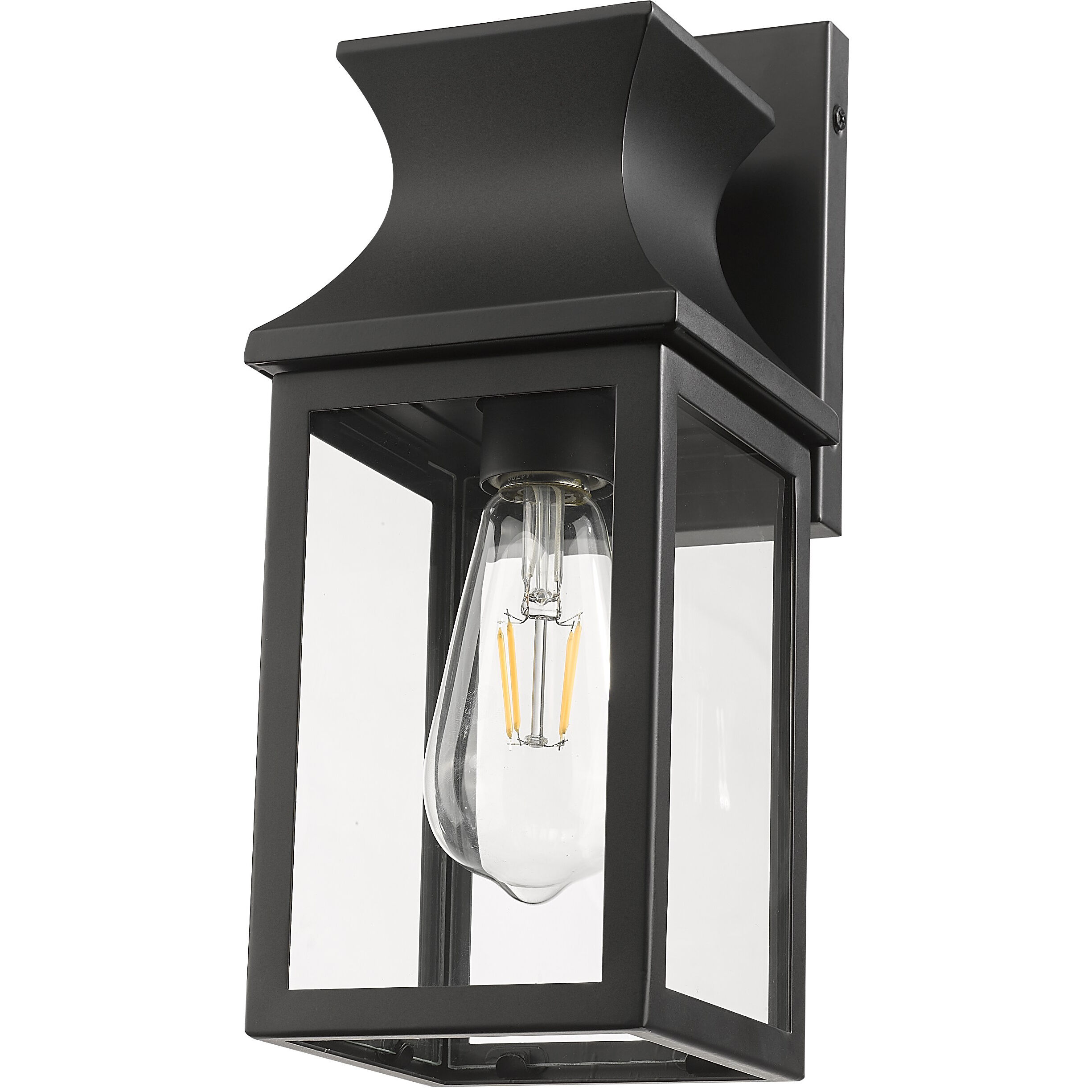 Stockwell 1 Light 13 inch Matte Black Exterior Wall Mount