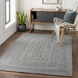 Azalea 108 X 72 inch Medium Gray Rug in 6 x 9 Oval, Oval